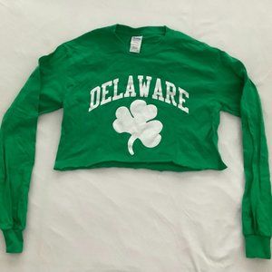 Cropped College Long Sleeve
